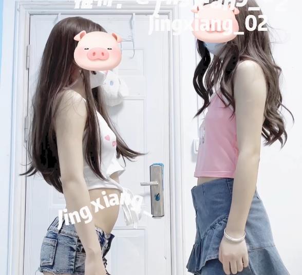 抖音风某推网红小简和静爷的双剑合璧