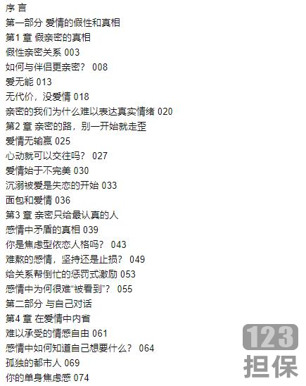 推荐珍藏的电子书《假性亲密关系》