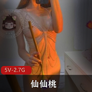 推特网红仙仙桃：黑丝大长腿社保姬，5V2.7G视频资源